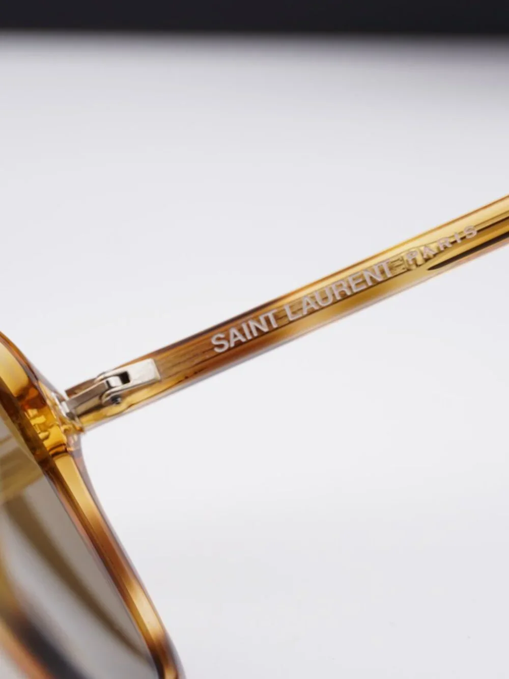 Saint Laurent SL476 003 Aviator Sunglasses - Havana / Brown